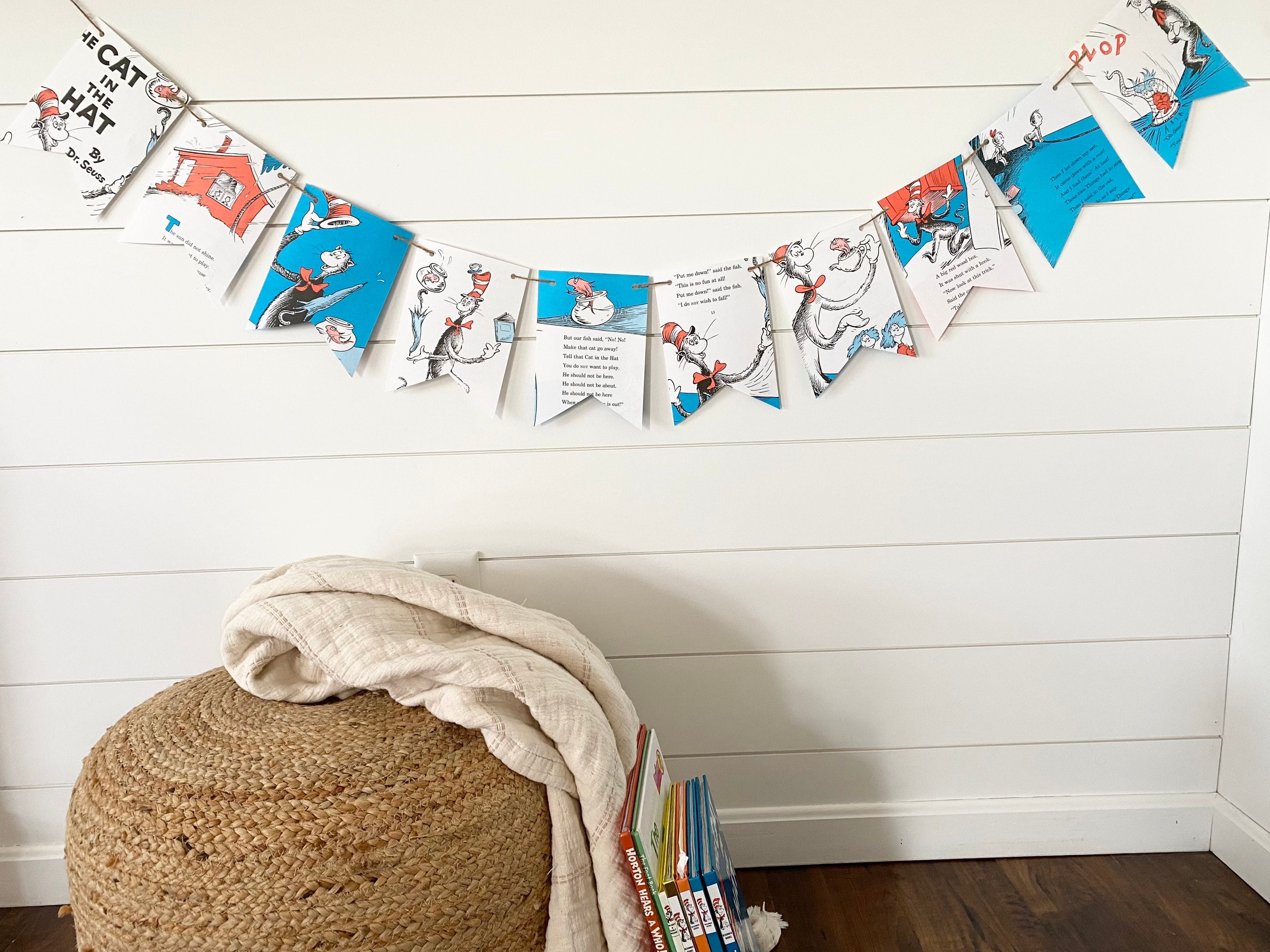 Book Themed Party Banner and Bunting