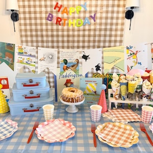Children's Book Page Banner: Birthday, Baby Shower, Chapter One Theme