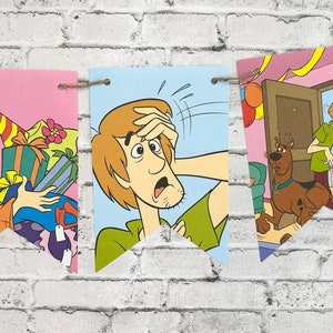 Scooby Doo the Birthday Party Book Page Banner 80s Party Decor ...