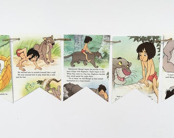 THE JUNGLE BOOK  banner bunting garland party decoration