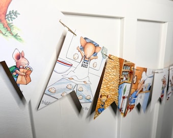 The Best Mouse Cookie book page banner if you give a mouse a cookie birthday party baby shower decor decoration