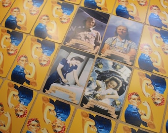 WWII Tarot Deck: Rosie the Riveters, All-Female Imagery "Poker Size"