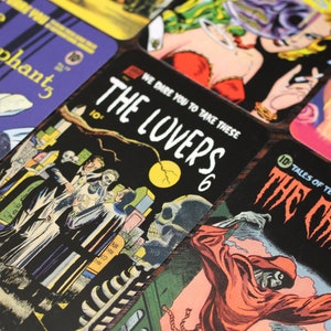 Golden Age of Horror Tarot Card Deck  - Comic Book Based Images - Full Size Deck Version -  First Edition - Spooky Vintage Images  -