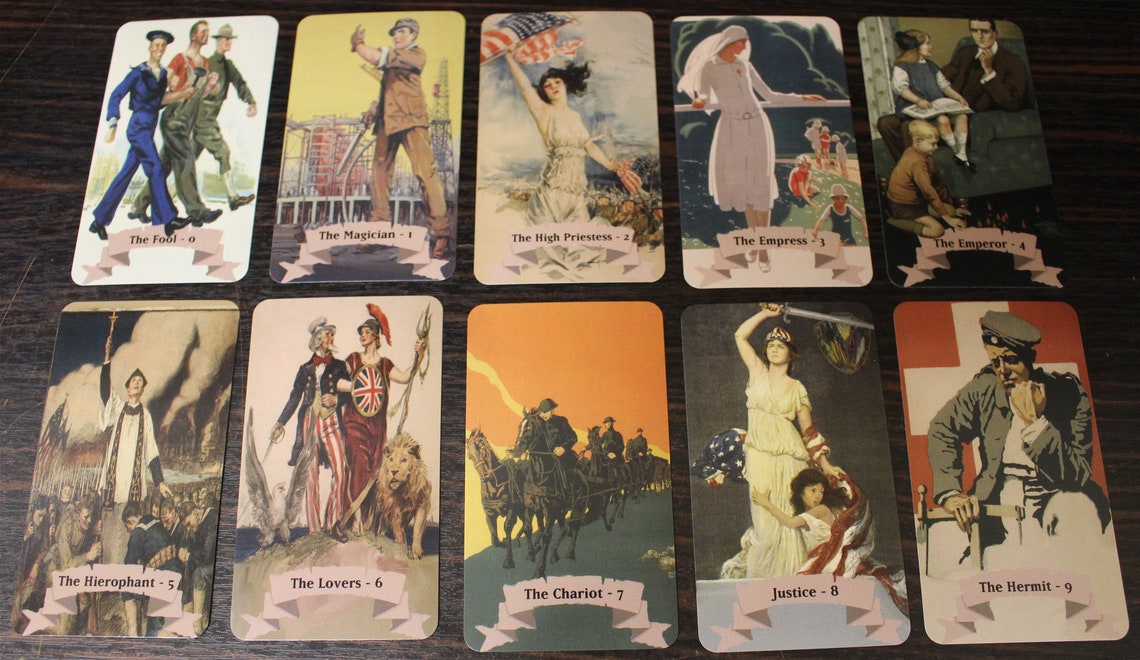 WWI Tarot Card Deck Based On World War One Posters Etsy wwi-tarot-card-deck-based-on-world-war-one-posters-etsy