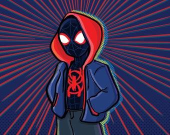 Spiderverse: Miles 5x7 Print