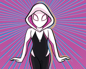 Spiderverse: Gwen 5x7 Print