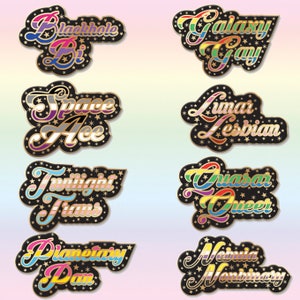 Pride in Space Enamel Pins - Etsy