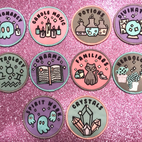 Witch Merit Badges Patches