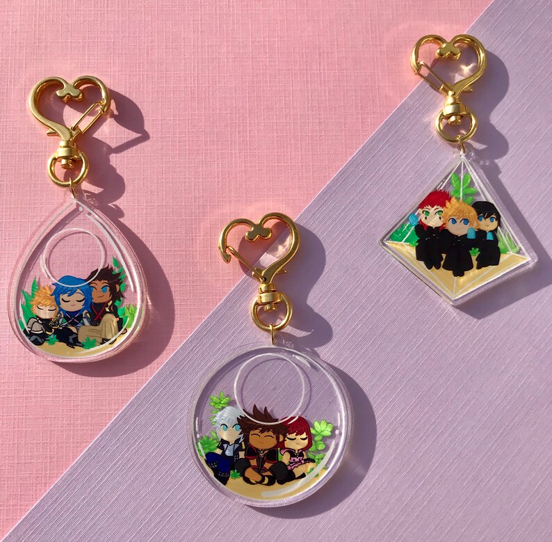 SALE Kingdom Hearts Terrarium Charms