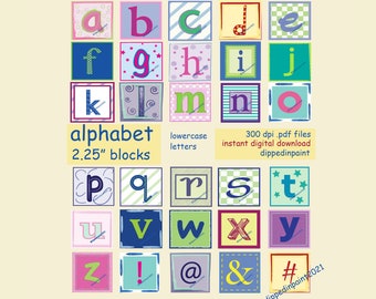 2.25 inch Alphabet Lowercase Letters Download