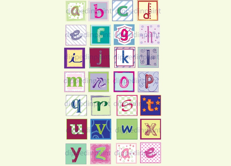 baby block alphabet pdf block letters printable colorful