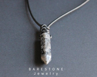 Gemstone Necklace Men - Etsy