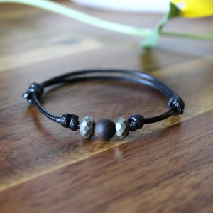 Men&#39;s Adjustable Bracelet/Attract Money Bracelet/ Wealth and Abundance Bracelet/Gemstone Bracelet/Woman Bracelet/Tiger Eye Bracelet