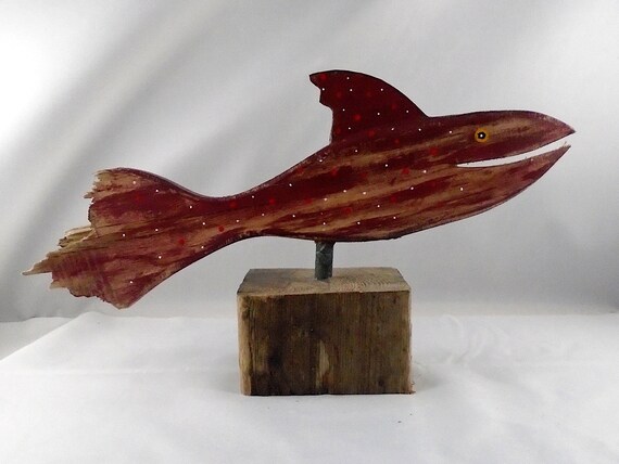 Small Driftwood Fish mounted on Driftwood
