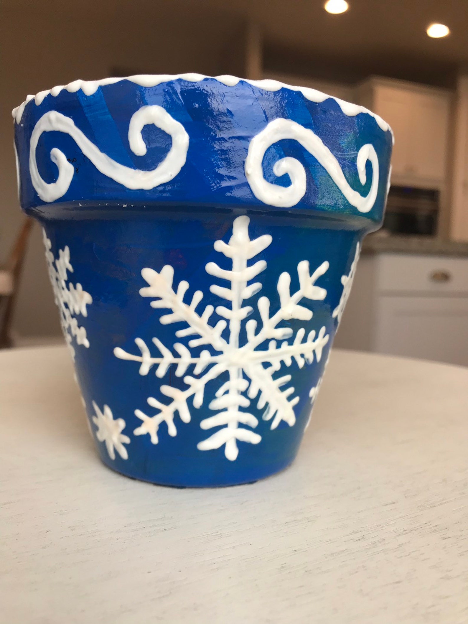 Snowflake Mat Pot Snowflake Pot - Etsy