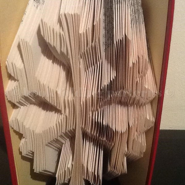 snow flake book folding pattern