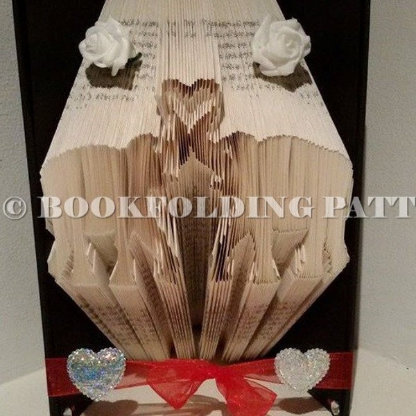 Twin mini elephant book folding pattern