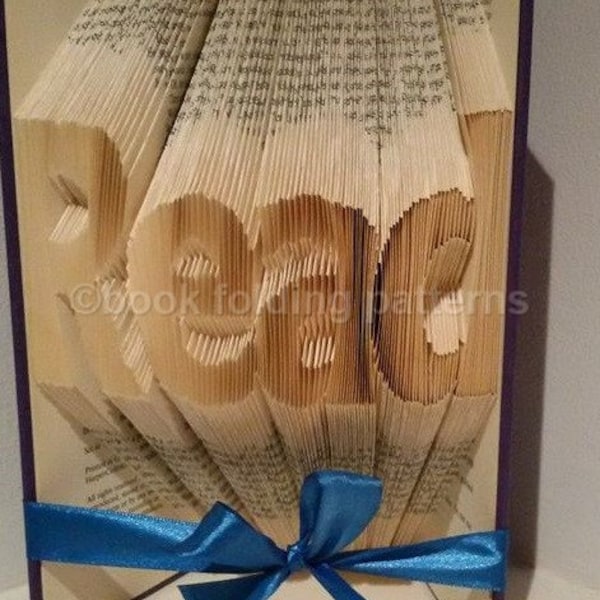 Read word book folding pattern