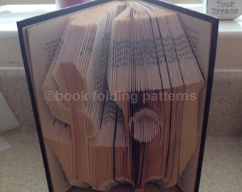 Sailor and boat book folding pattern