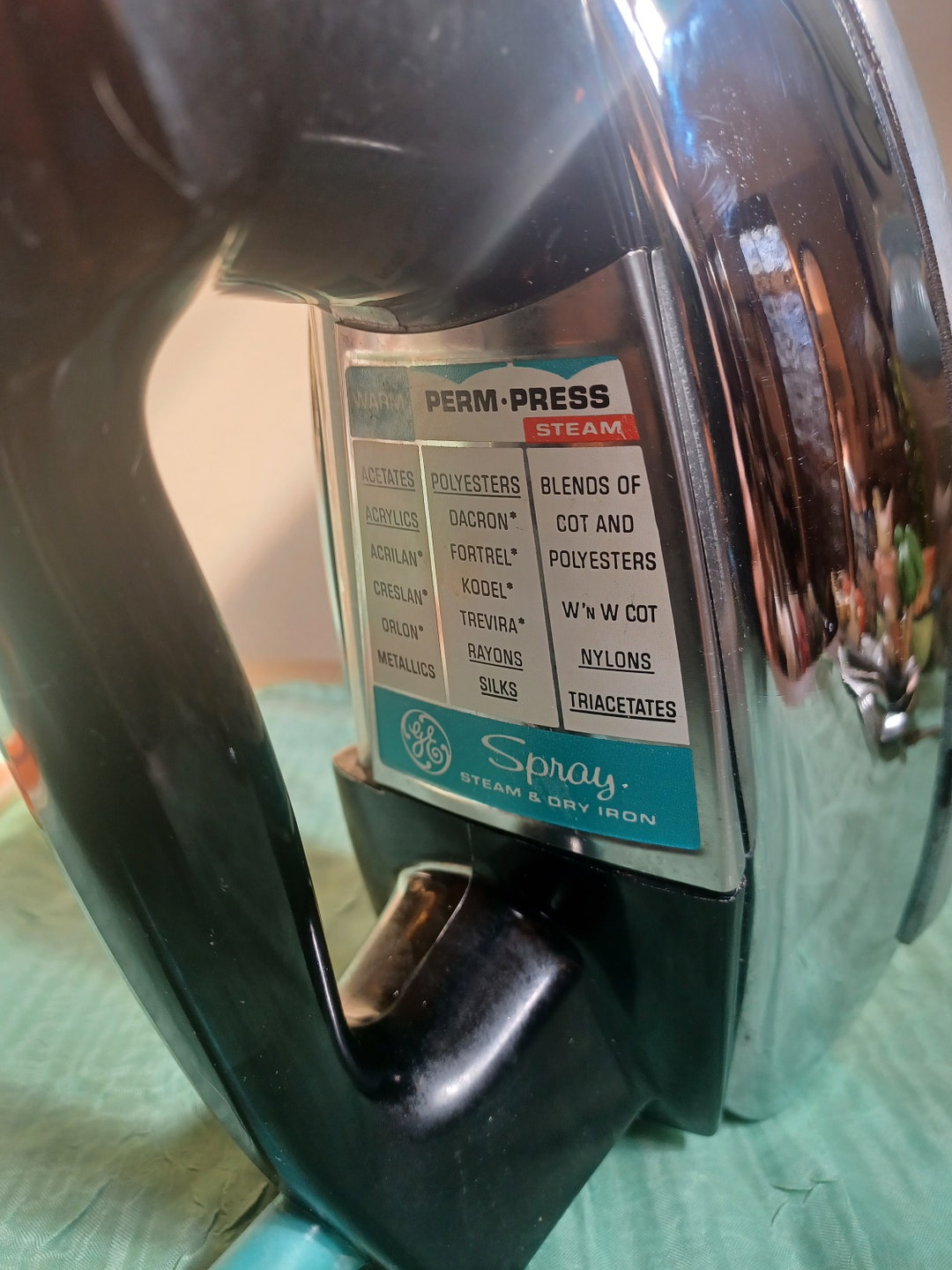 Vintage General Electric Steam Iron Etsy