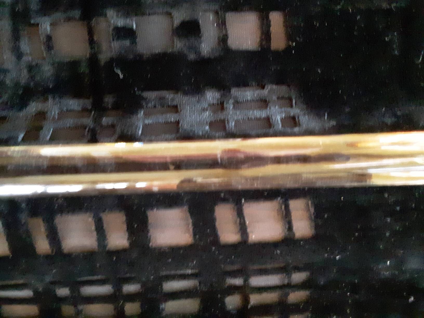 Antique Bent Clear Glass Towel Rod With Brackets. - Etsy