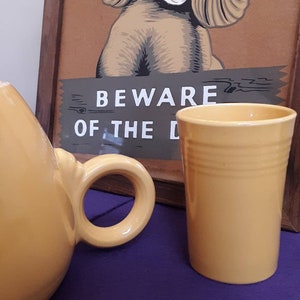 Antique Fiesta juice cup