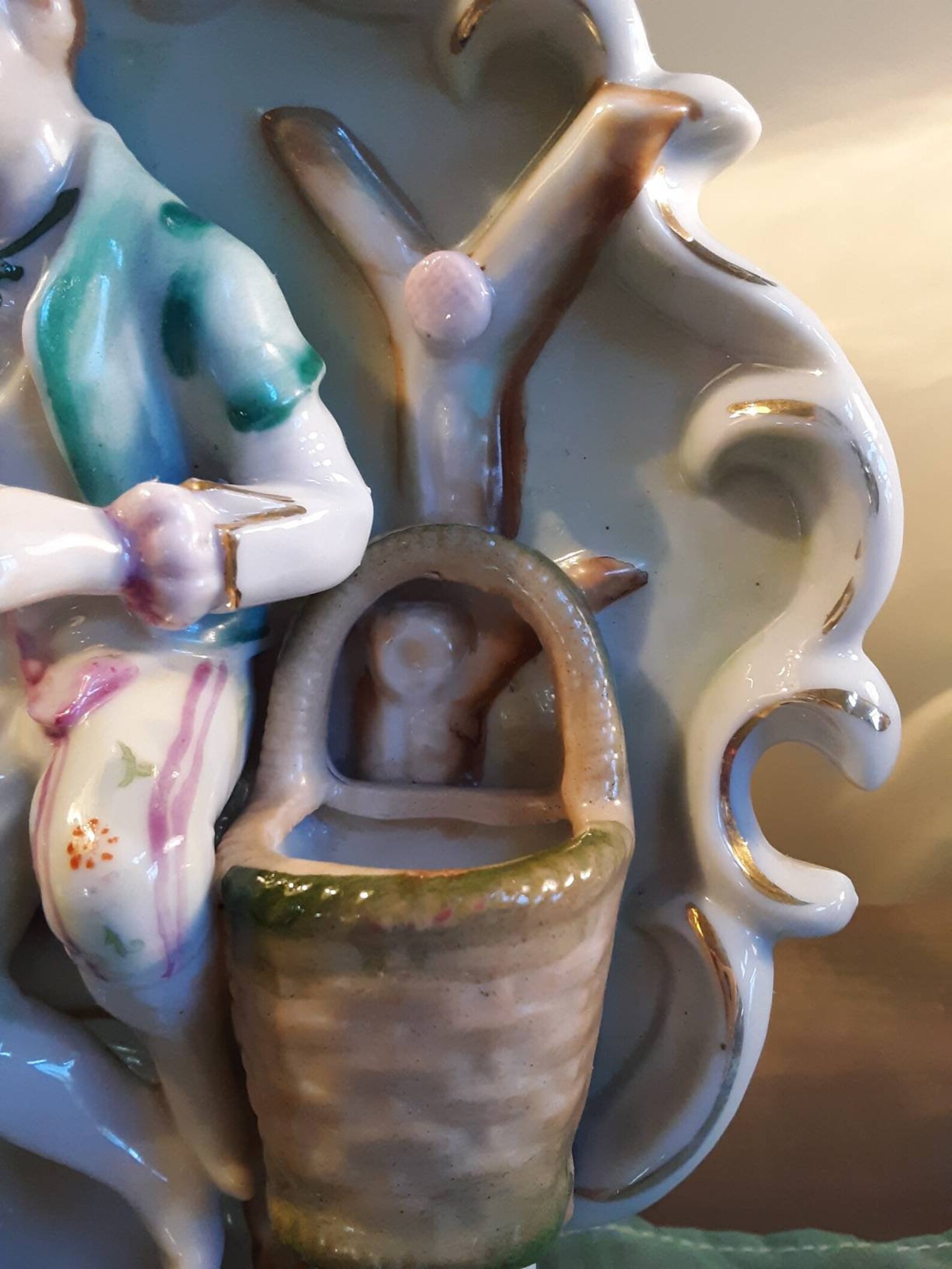 Antique Victorian Wall Pocket. Etsy