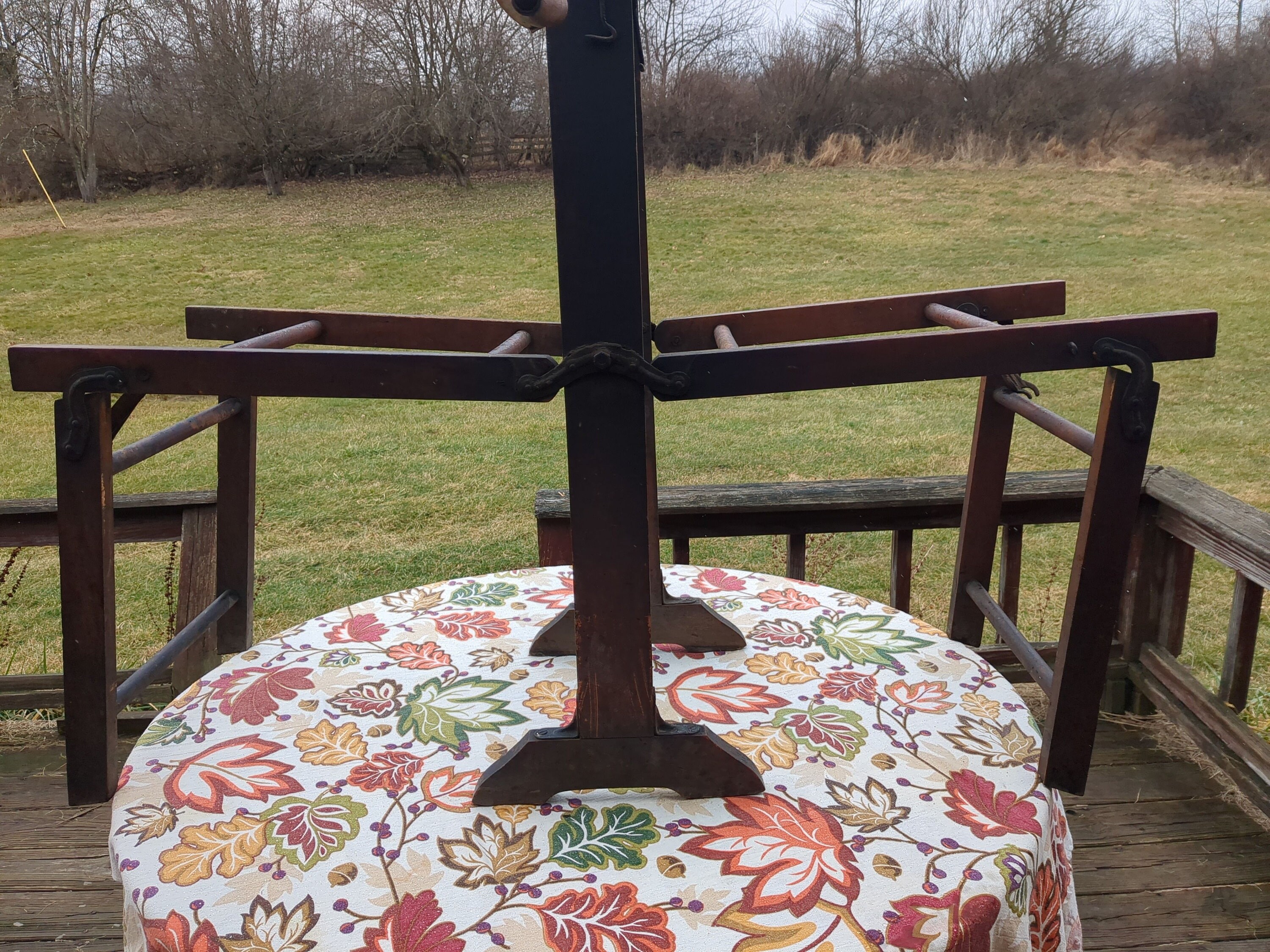 Wood Ringer Washer Antique Wooden Wringer Washer/ Double Bench/ Anchor Brand/original/no ...