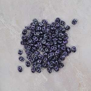 SuperDuo, Tweedy Violet, 2 hole Beads, (duo523980-45710), 2.5mmx5mm, 9 grams