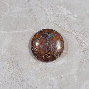 Cabochon par Puca® - Paris Bead, Frost Tangerine New Picasso, 25mm diameter, Puca Cabochon, 98412-65400