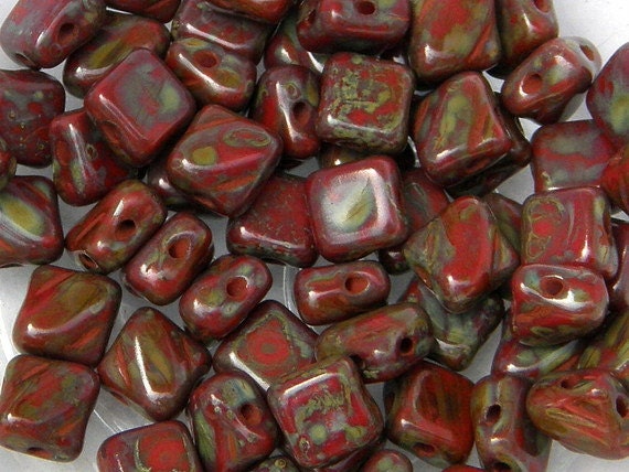50 Perles Rondes 4 Mm Opaque Chalkwhite Travertin Dark - Marque Preciosa - Fabriqué En France
