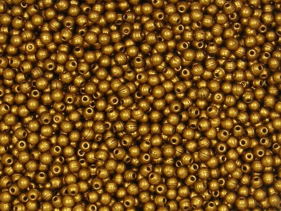 Starman Finial™ 2mm Half-drilled Round Bead, Matte Metallic