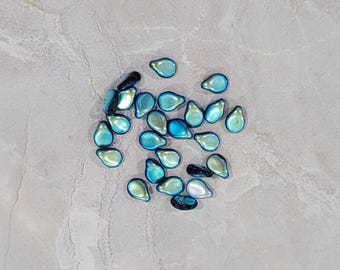 Pip Beads, Jet Full AB, 5x7mm, (28703), 25 count