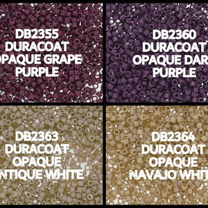 Miyuki, Delica Seed Bead, 11/0, DB2355, DB2360, DB2363, Db2364, 5 grams