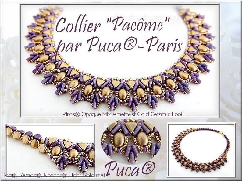 2-Hole Piros\u00ae par Puca\u00ae 5 x 3 x 2 mm, 10 grams Paris Bead 00030-65322 Crystal Gold Spotted
