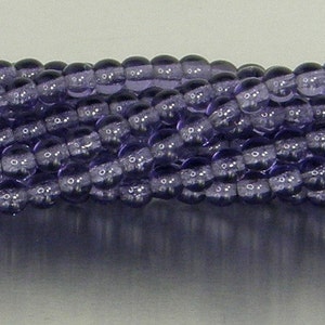 4mm Round Bead, Tanzanite, Druk Bead, (5-04-2051), 100 count