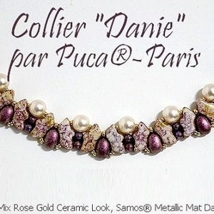 FREE Danie Necklace Pattern by Par Puca Paris, Free With Bead Purchase ...