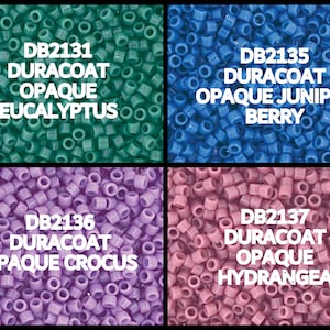 Miyuki, Delica Seed Bead, 11/0, DB2131, DB2135, DB2136, Db2137, 5 grams