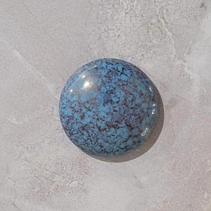 Cabochon par Puca® - Paris Bead, Opaque Aqua Bronze, 25mm diameter, Puca Cabochon, 63020-15496