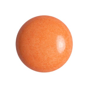 ON SALE Cabochon par Puca® - Paris Bead, Opaque Apricot, 18mm diameter, Puca Cabochon, 02020-32089