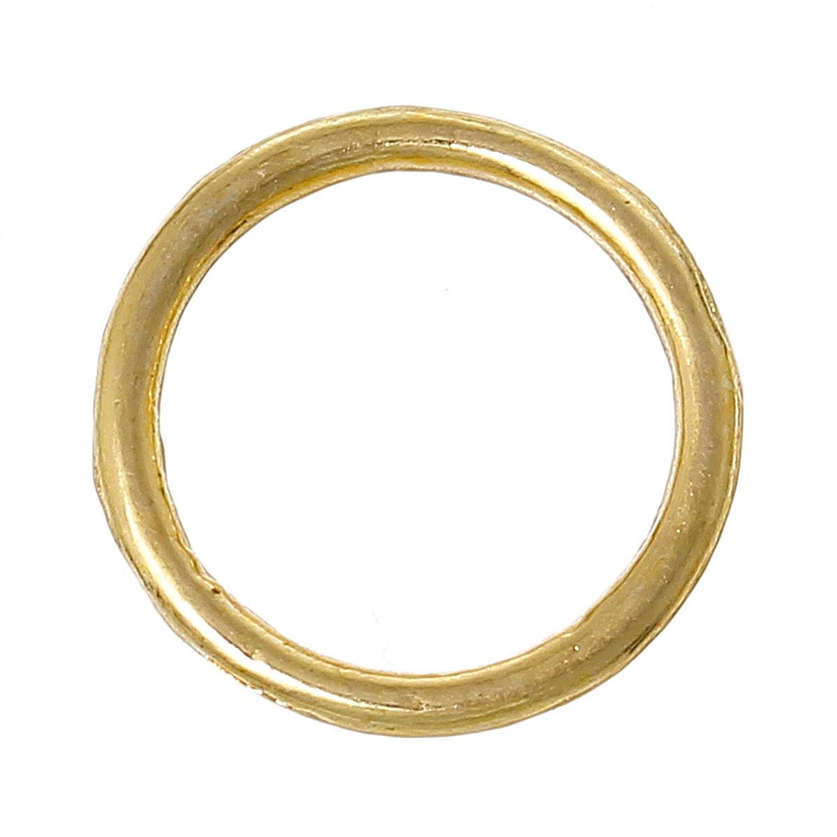 Closed Soldered Jump Rings 14mm Gold Plated Connector Etsy