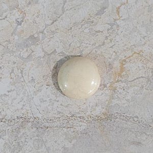 ON SALE Cabochon par Puca® - Paris Bead, Opaque Beige Ceramic Look, 14mm diameter, Puca Cabochon, 03000-14413