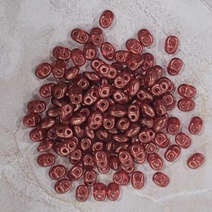 SuperDuo, Halo Razzmatazz, 2 hole Beads, (29256), 2.5mmx5mm, 9 grams