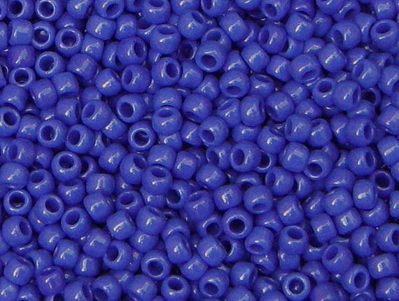 Japanese TOHO Seed Beads 6/0 Opaque Navy Blue – 10g Pack For Jewelry Making, Rocaille Style