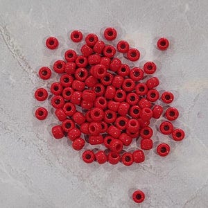 Toho 6/o Round Opaque Pepper Red Seed Beads, (tr-6-45), choice of 10 grams or 23 grams