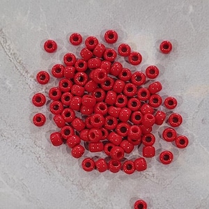 Toho 15/o Round Opaque Pepper Red Seed Bead,  (TR-15-45), 10 grams