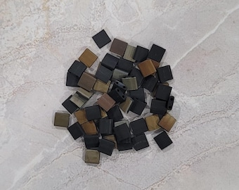 Miyuki Tila Bead, Valentinite Matte, 2-Hole, 5 x 5 mm, 2-Hole Czech Bead, (TL4561)