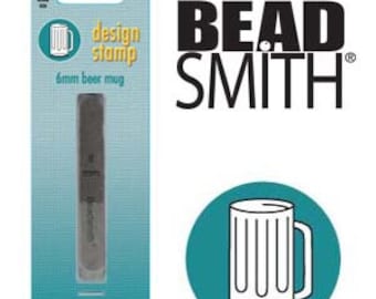 BeadSmith 6mm Beer Mug Metal Stamp (LPSD69)