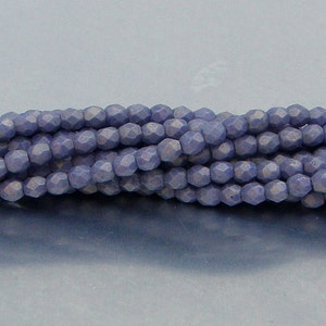 Feuerpolitur, Holunderbeere, 3 mm Perle, Tschechisches Pressglas, (PS1003), 50 g/qm