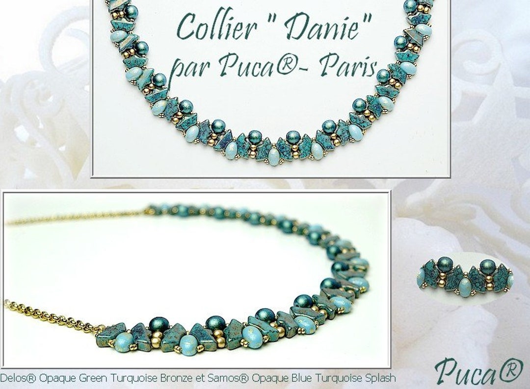 FREE Danie Necklace Pattern by Par Puca Paris, Free With Bead Purchase ...